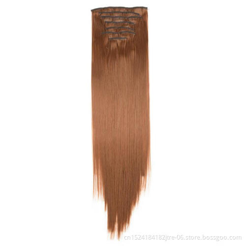 synthetic clip hair 8pcs per set